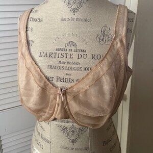 Cacique Unlined Full Coverage Bra with Lace